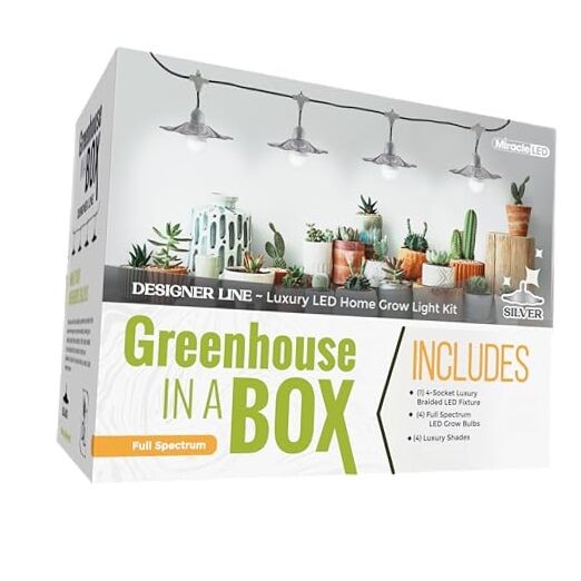 Grow with Elegance 4-Socket & Sliver Shade (6.5KK Full Spectrum Edition)