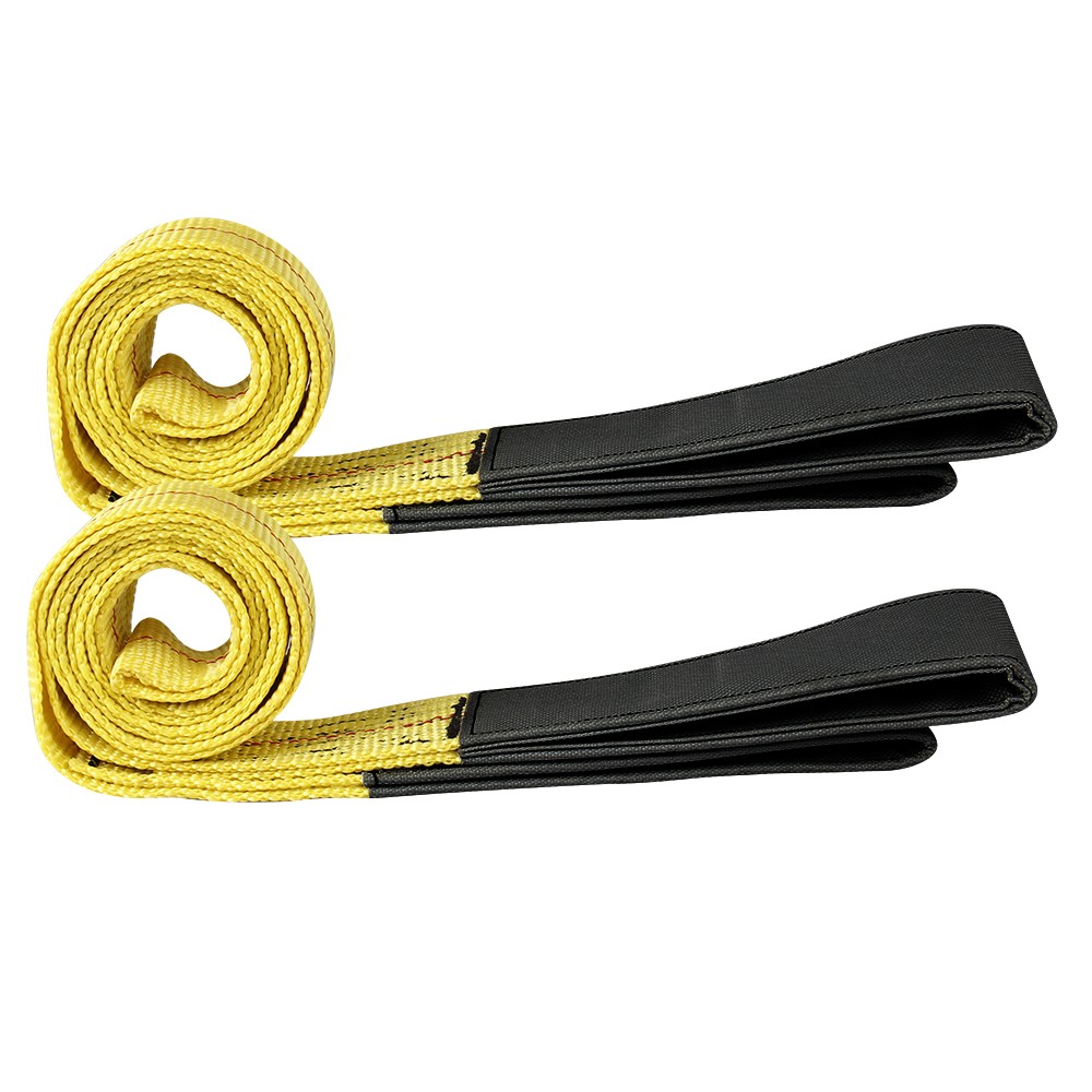Heavy Duty Nylon 6' x 2" Flat Lifting Sling Strap Eye Polyester Webbing 9000LBS