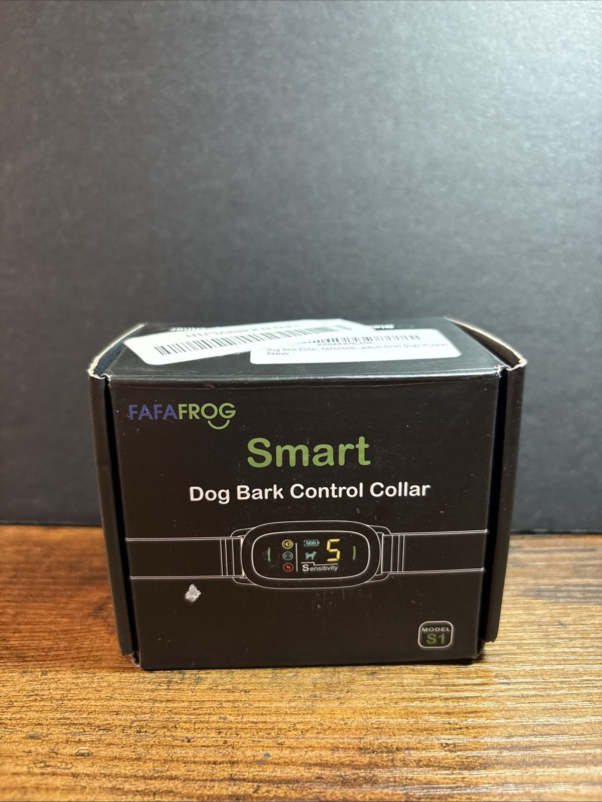 FAFAFROG Dog Bark Collar, Rechargeable Smart Collar, Barking Training Size Small
