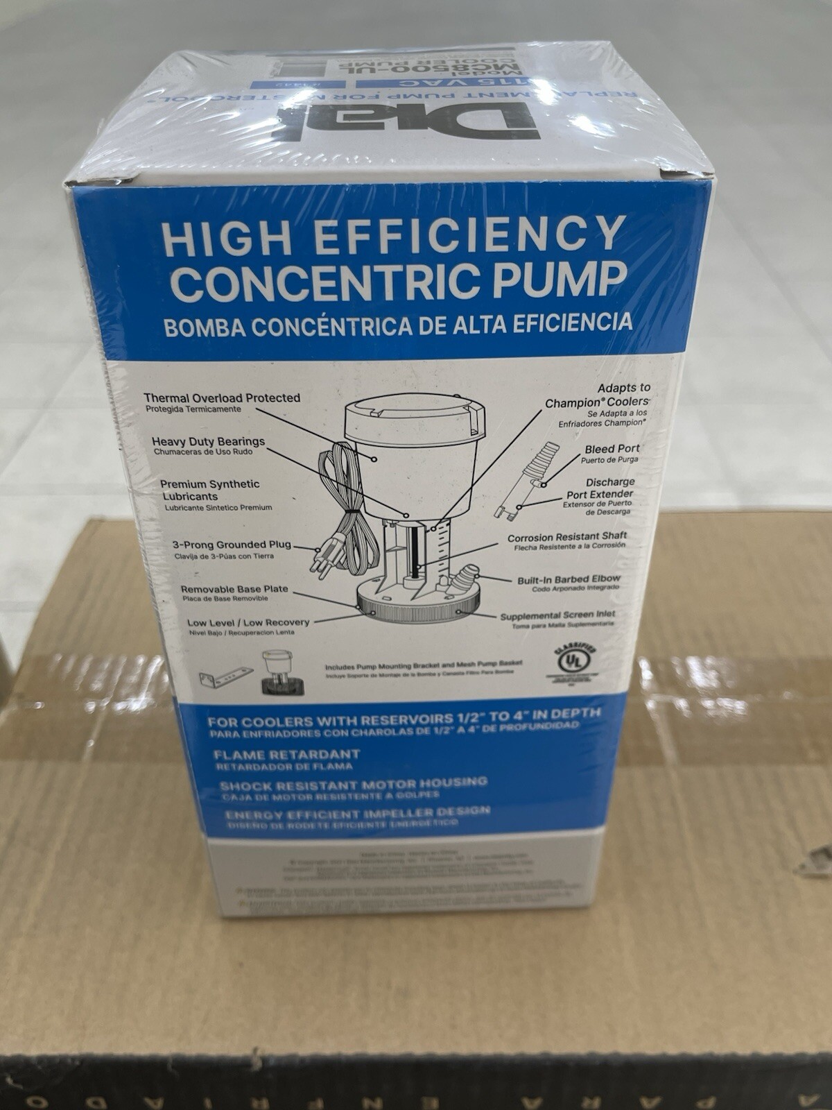 Dial Cooler Pump Model MC8500-UL