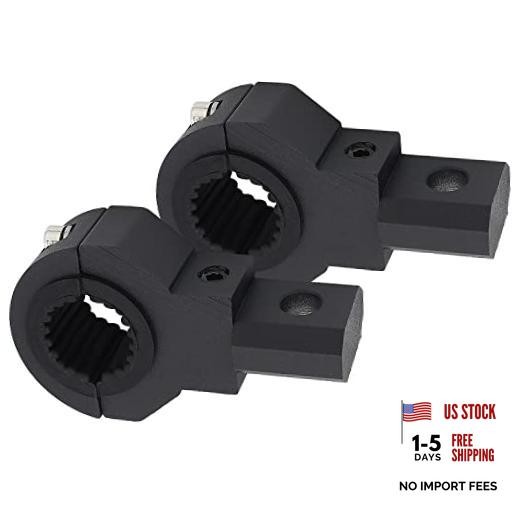 LED Mini Lights Bar Mounting Bracket Clamp Kits 360° 0.75" 1" 2pcs Mini
