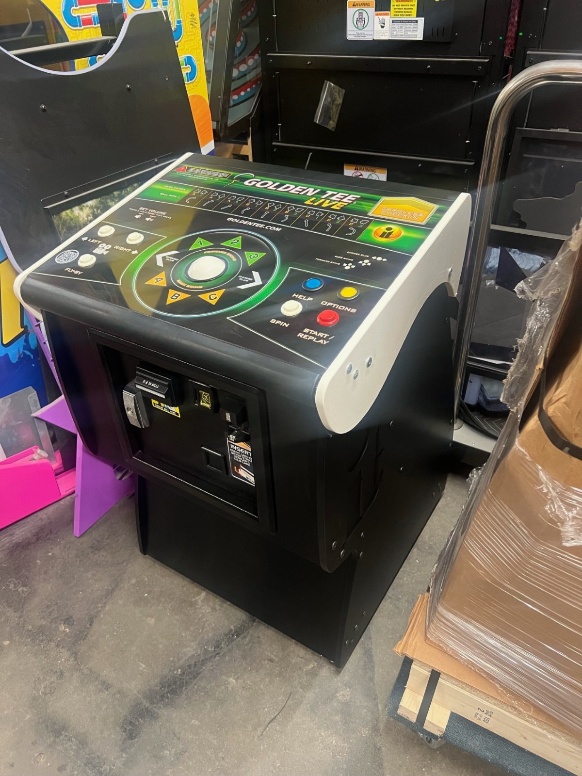 GOLDEN TEE 2025 ARCADE MACHINE by IT (Brand New - Monitor Included)