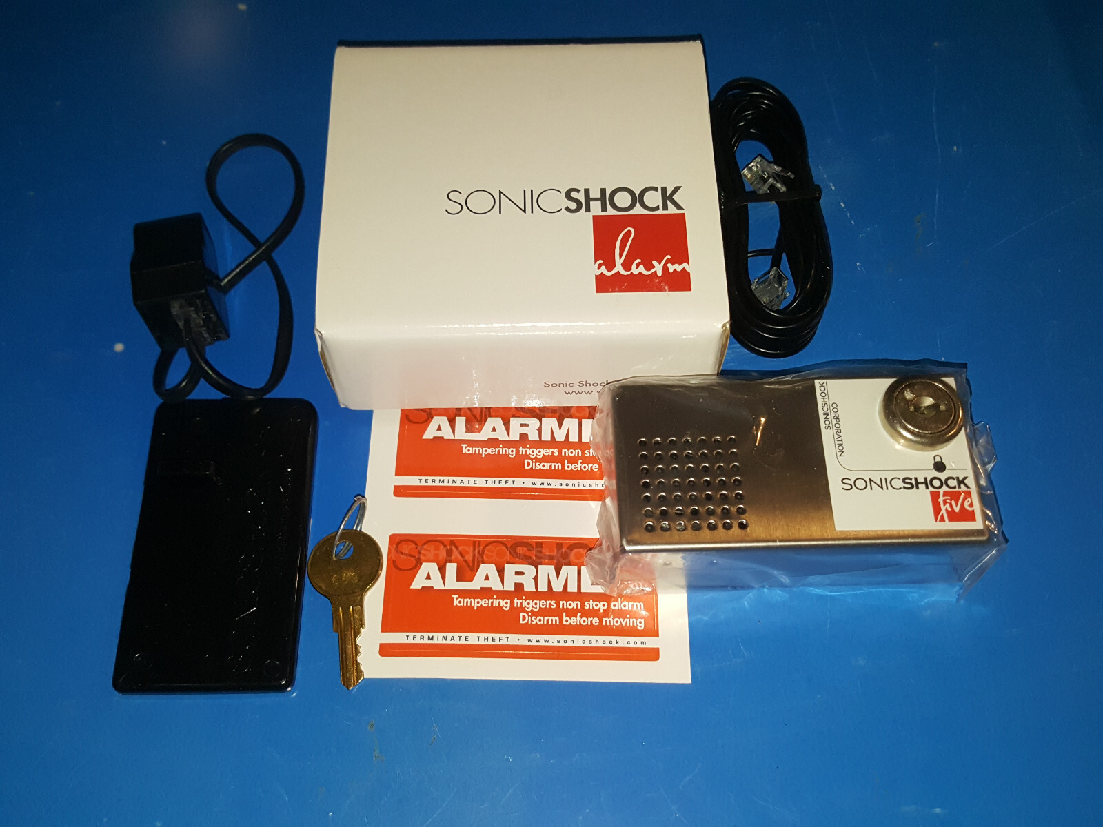 Sonic Shock 5 Anti-Theft Alarm System 117dB Key 669