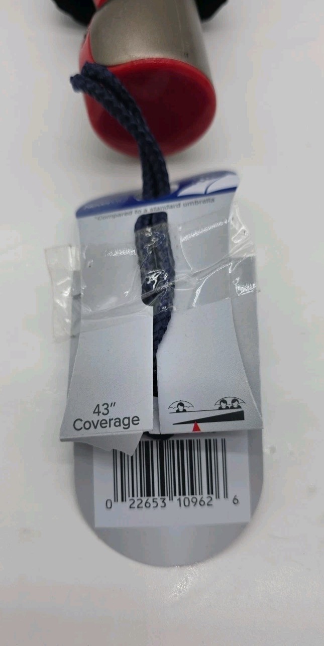 Totes Blue Never Wet Titan Max Strength 43" Coverage Umbrella