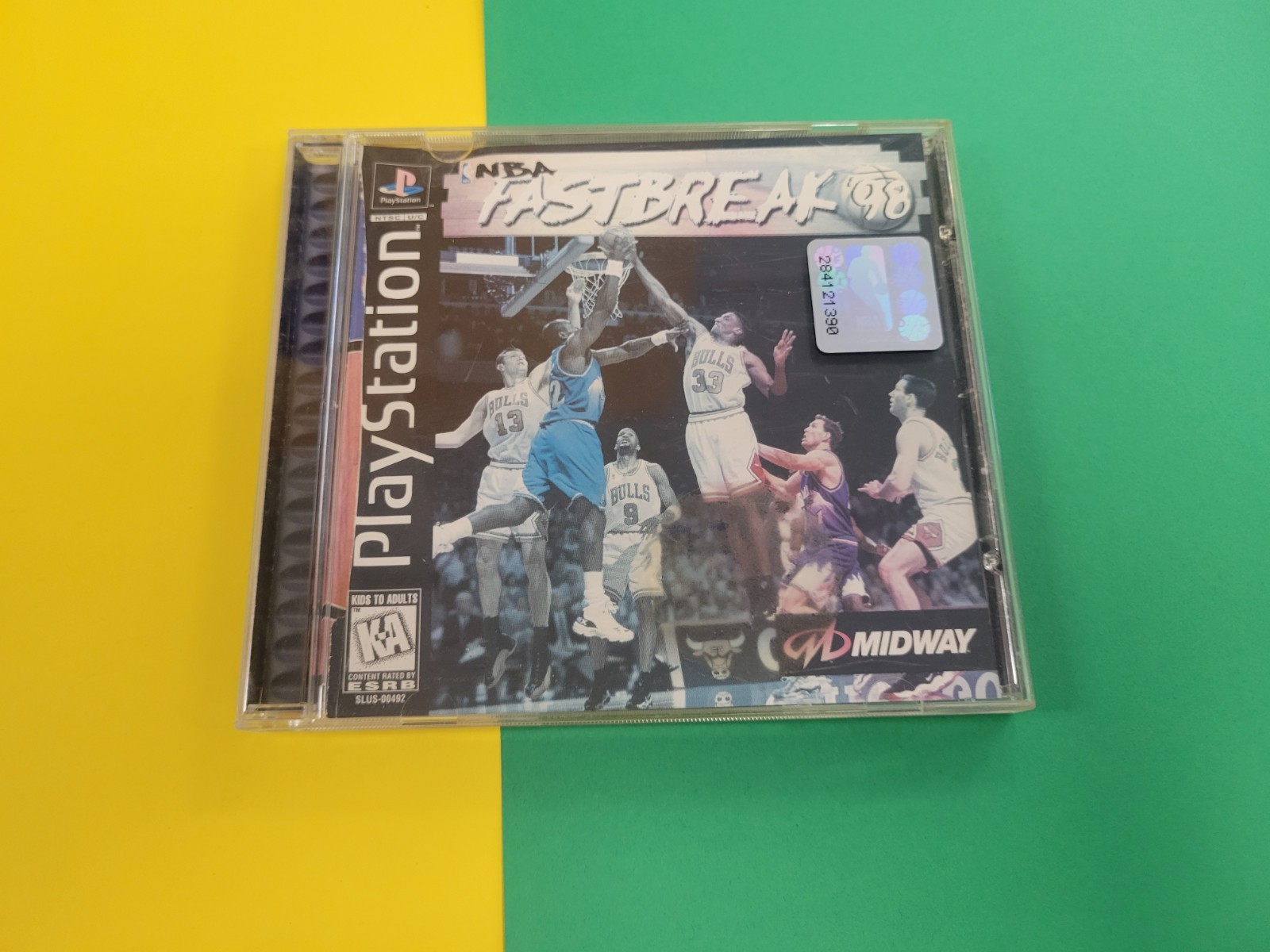 NBA Fastbreak '98 (Sony PlayStation 1) Case And Art Only