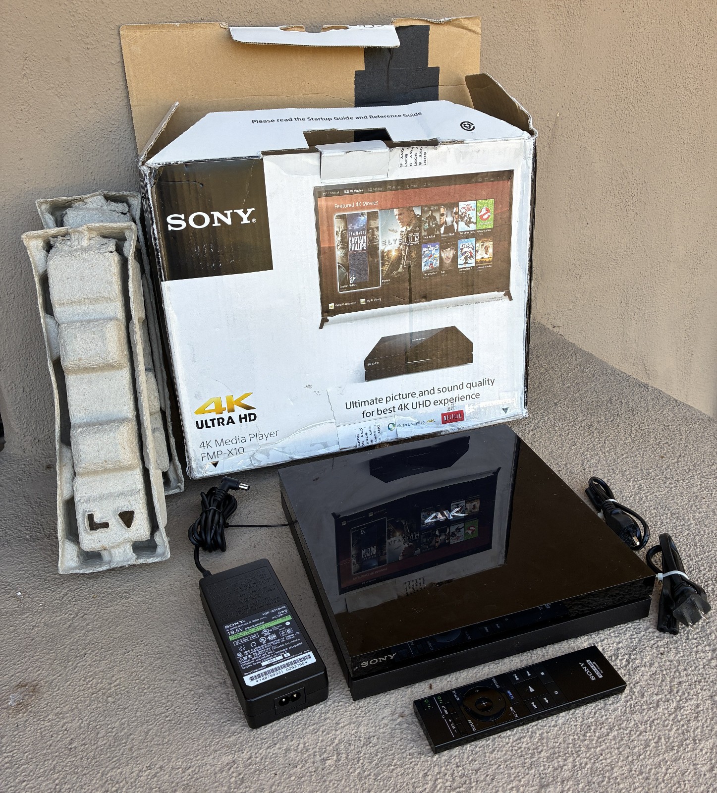 Sony FMP-X10 Digital HD Media Streamer 1Tb hard disk with Accessories PARTS ONLY