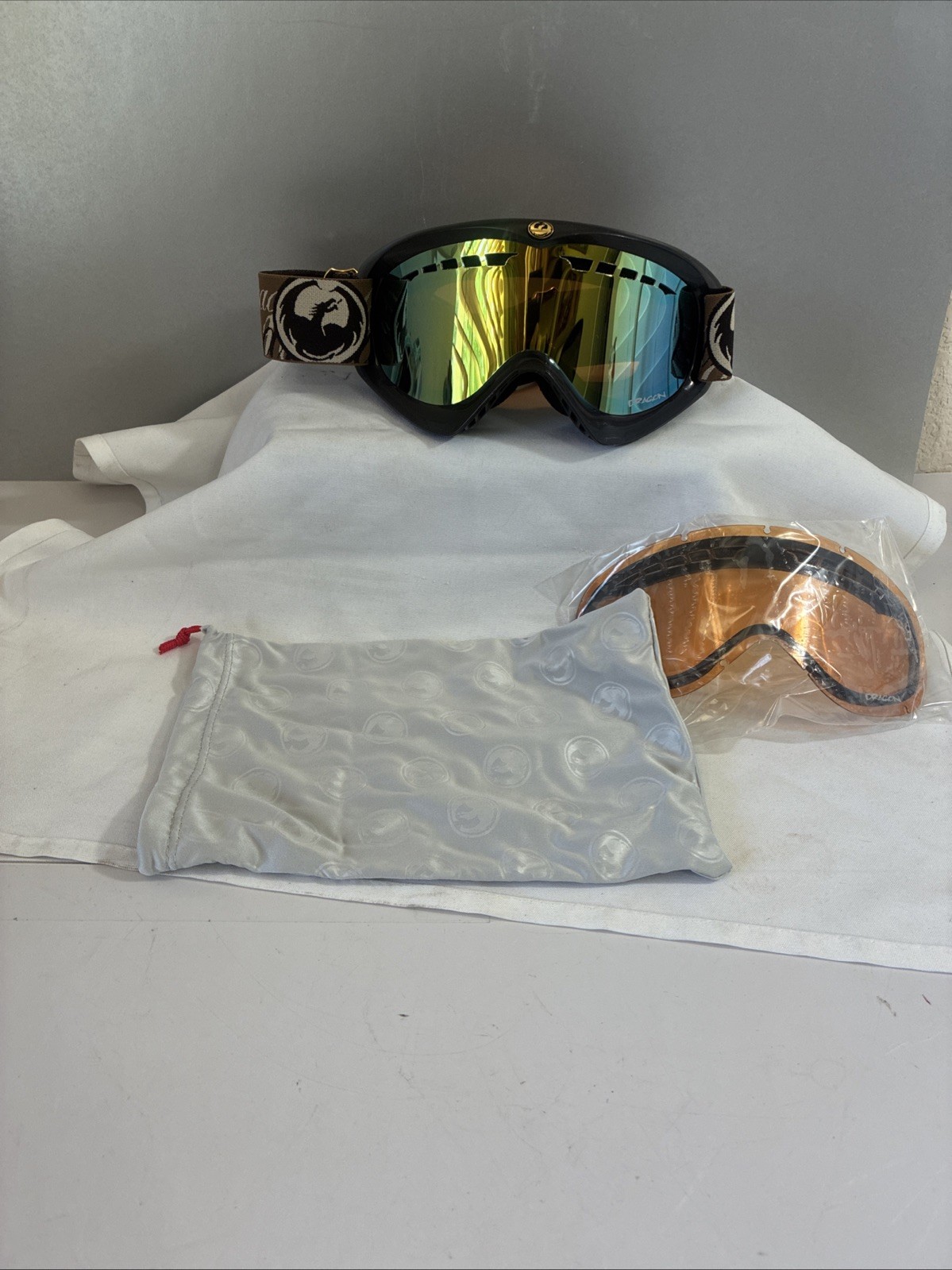 Dragon Alliance DX Adult Unisex Snow Goggles W/ Spear Orange Lens And Bag