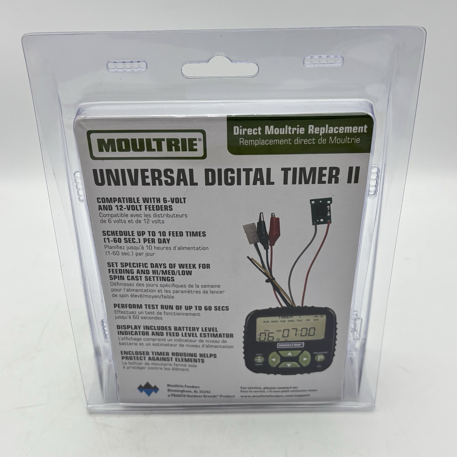 Moultrie Universal Feeding Digital Game Feeder Timer, Gen 2, Black - MFA-13461
