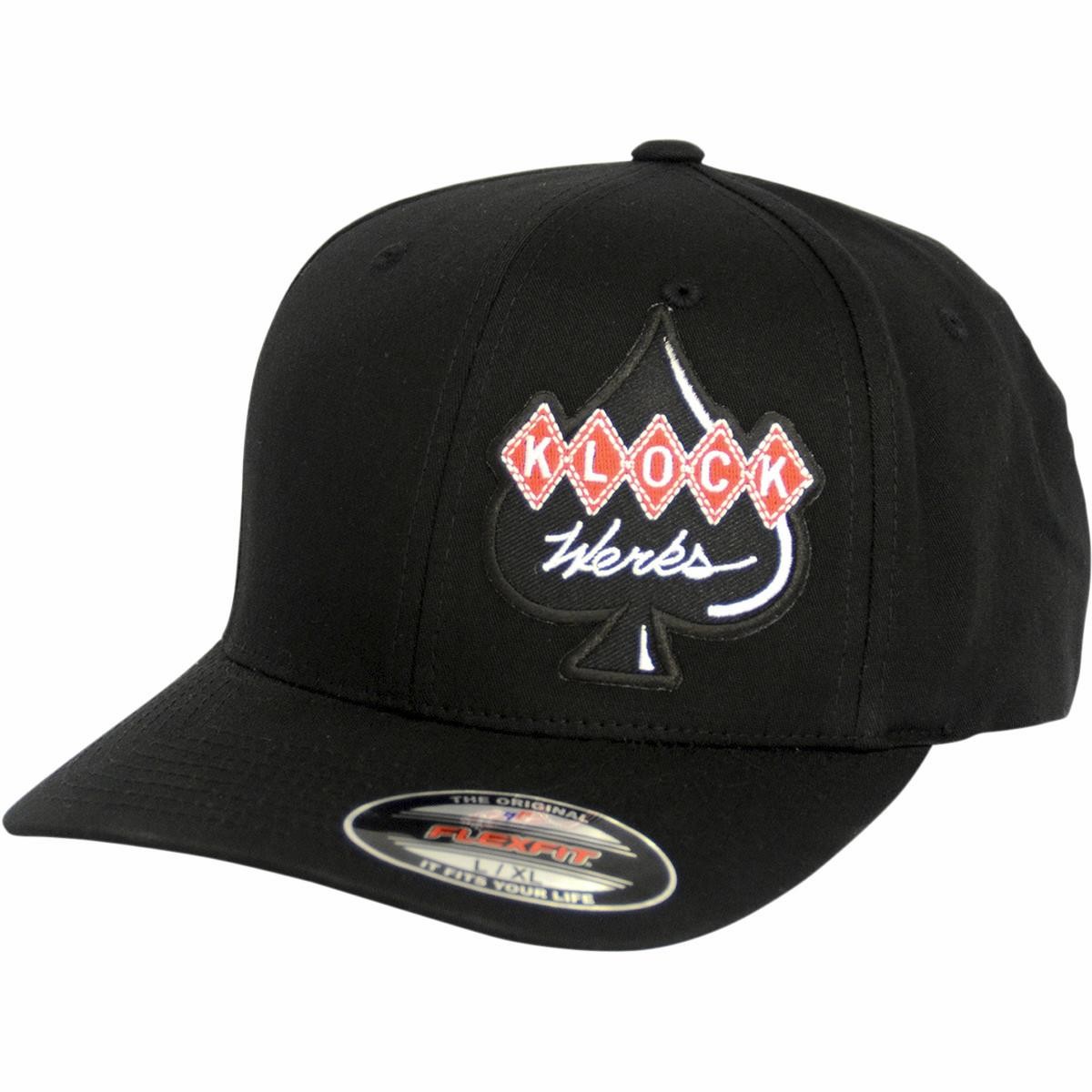 Klock Werks H51BKLXL Logo Patch Flexfit Hat