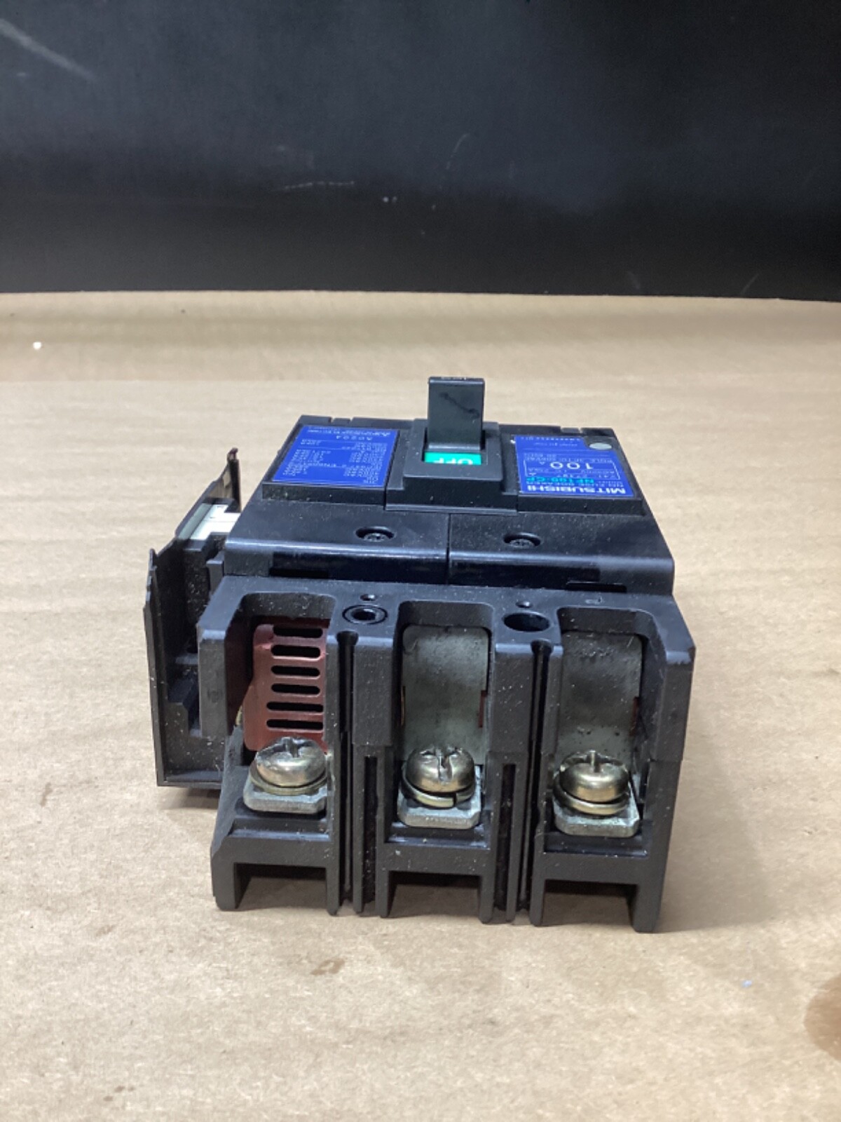 MITSUBISHI NF100-CP NO-FUSE BREAKER 100A 50-60HZ 3 POLE 600V #115G76PR7