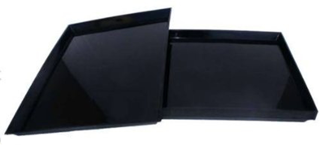 Lot of 6 Replacement Seed Trays For 24" x 16" Bird Cage Black - 371
