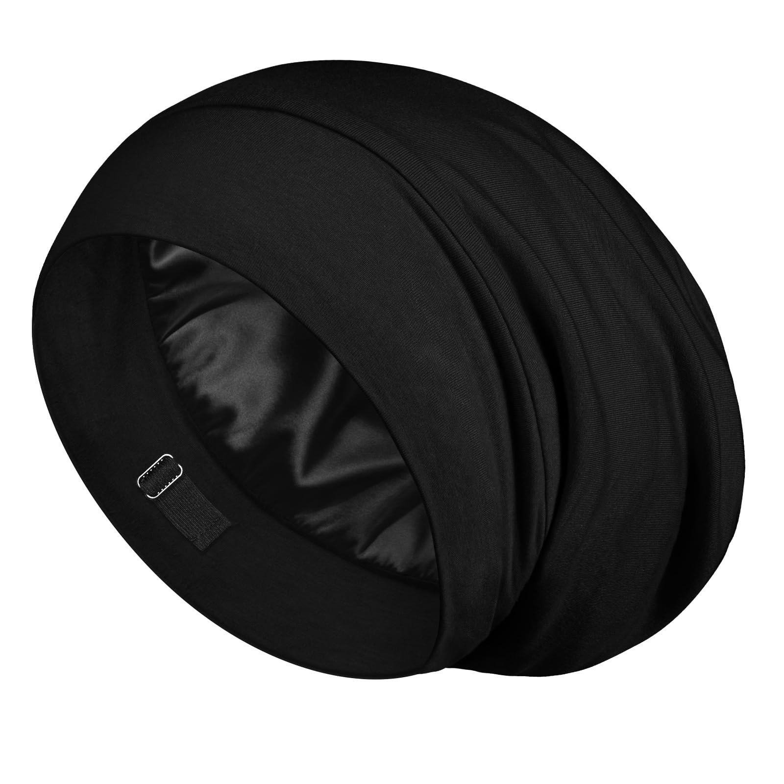 100% Mulberry Silk Bonnet for Sleeping Women and Men, No More Frizzy Tangled ...