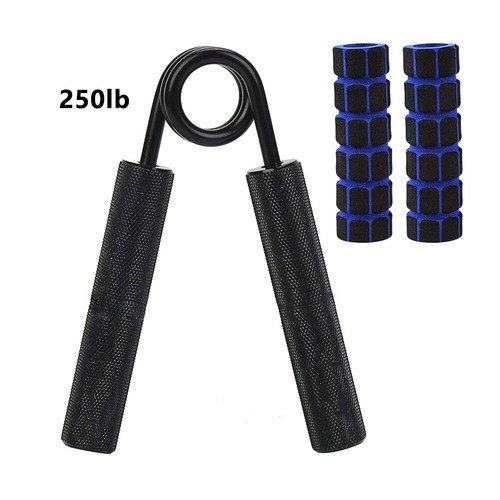 Hand Grips Strength Training Forearm Exerciser Strengthener Padded - 250 lb