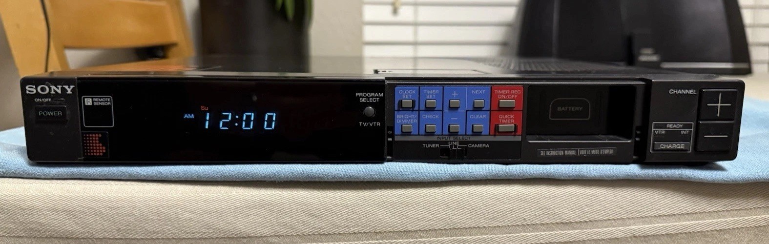 Vintage Sony Tuner Timer Unit TT-V8U VIDEO8 Tested