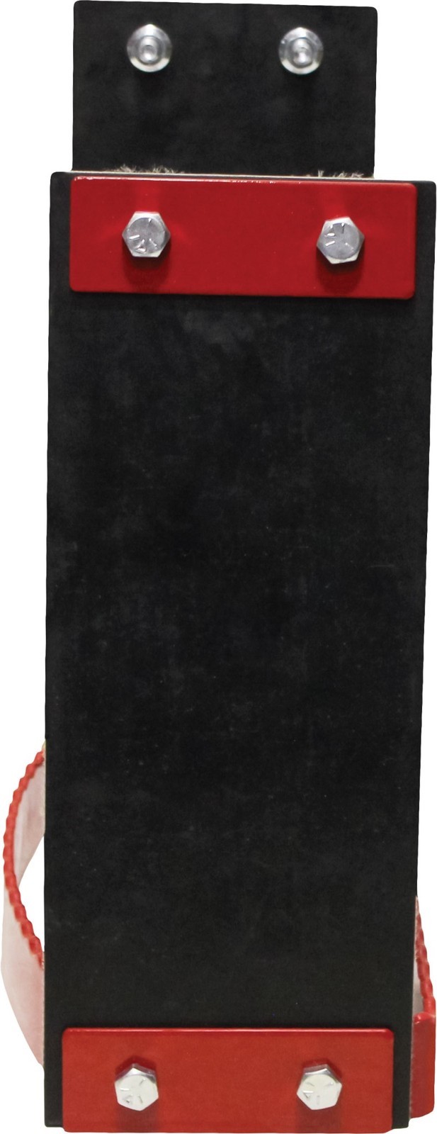 KM Universal Bolt-On Flex Step - Red flexible step for tractors
