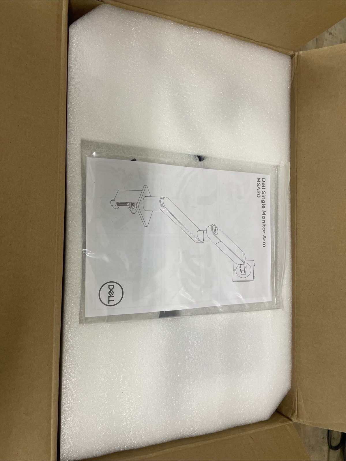 Dell MSA20 Single Monitor Arm - Black