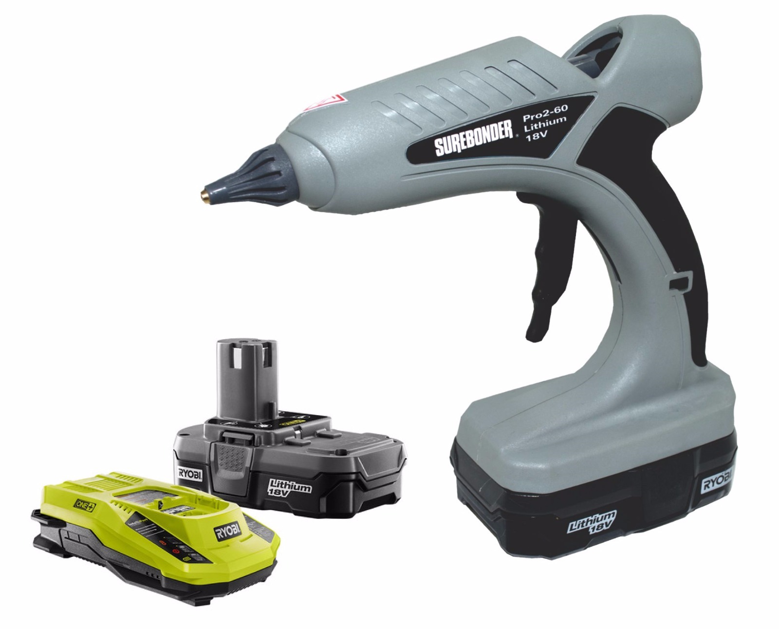HG-5 60 Watt Battery Operated Glue Gun With Battery and Charger PDR