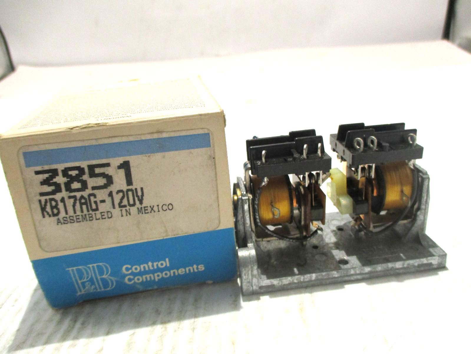 NEW POTTER BRUMFIELD KB17AG-120 POWER RELAY 120V 3851