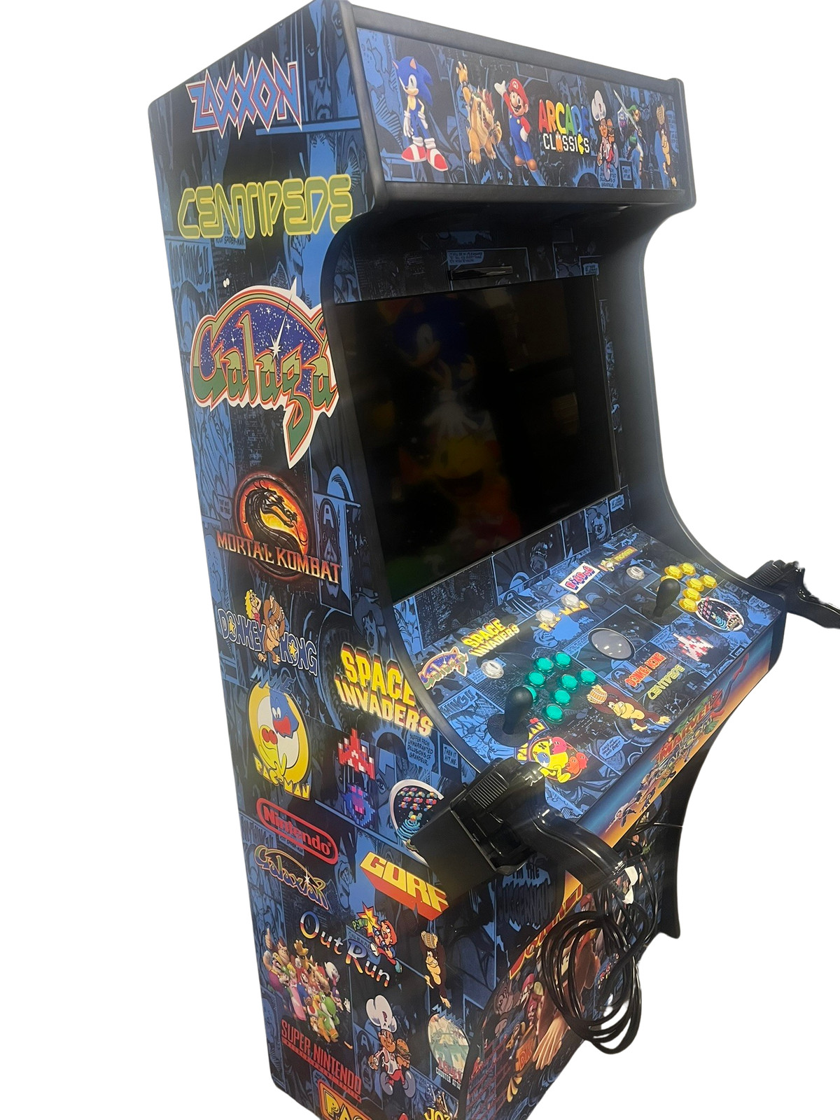 Two Player 32" Multicade Arcade With Trackball and Dual Light Guns