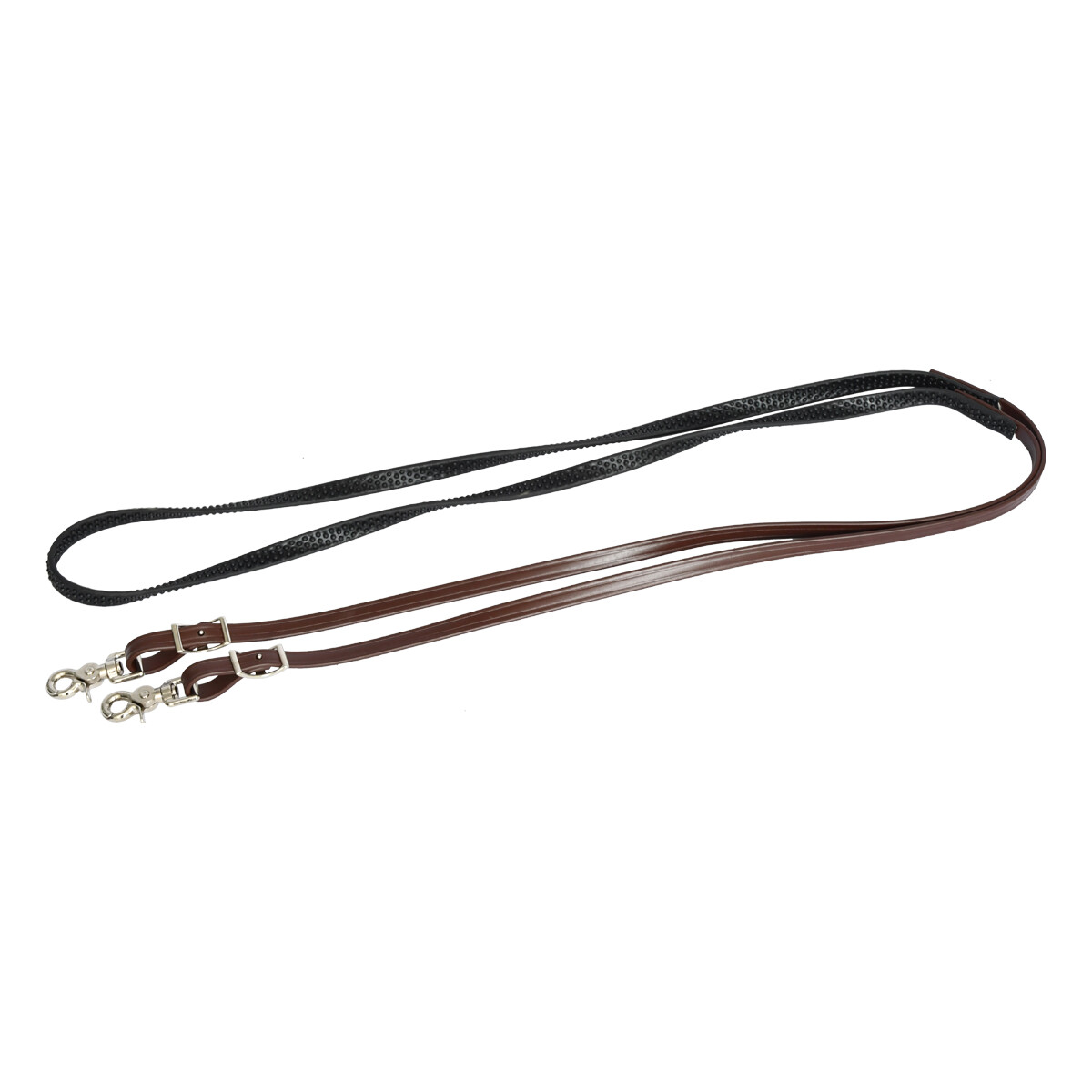 READY MADE-Brown TRAIL REINS with SUPER GRIP and SNAPS made from Beta Biothane