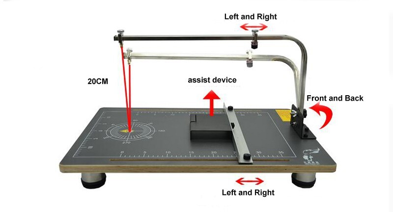 38CMx58CM(15INCHx22.8INCH) Hot Wire Cutter Thremal Vertical Foma Cutting Machine