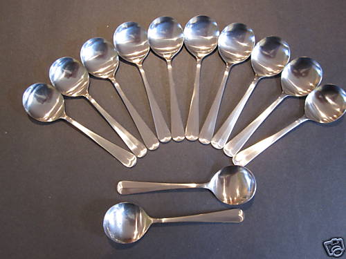 USA SELLER KING EDWARD BOUILLON SPOONS  NEW 18/0 STAINLESS FREE SHIPPING US ONLY