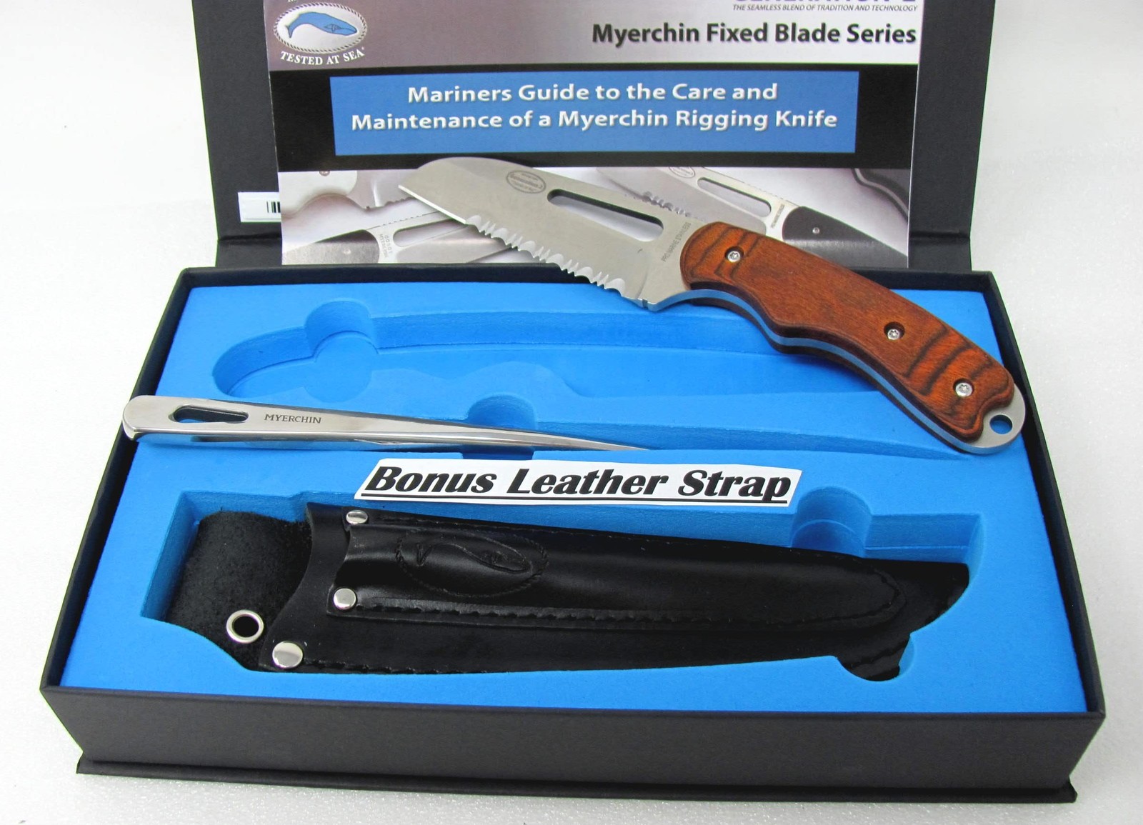 Myerchin W100P Generation 2 Wood Offshore System - Fixed 3/4 Serrated Pro Mar...