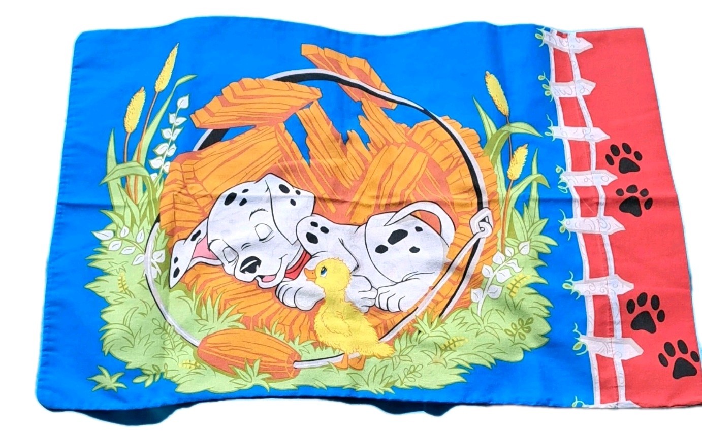 Vintage Disney 101 Dalmatians Sheet Set Full Size Cotton Polyester Complete Set