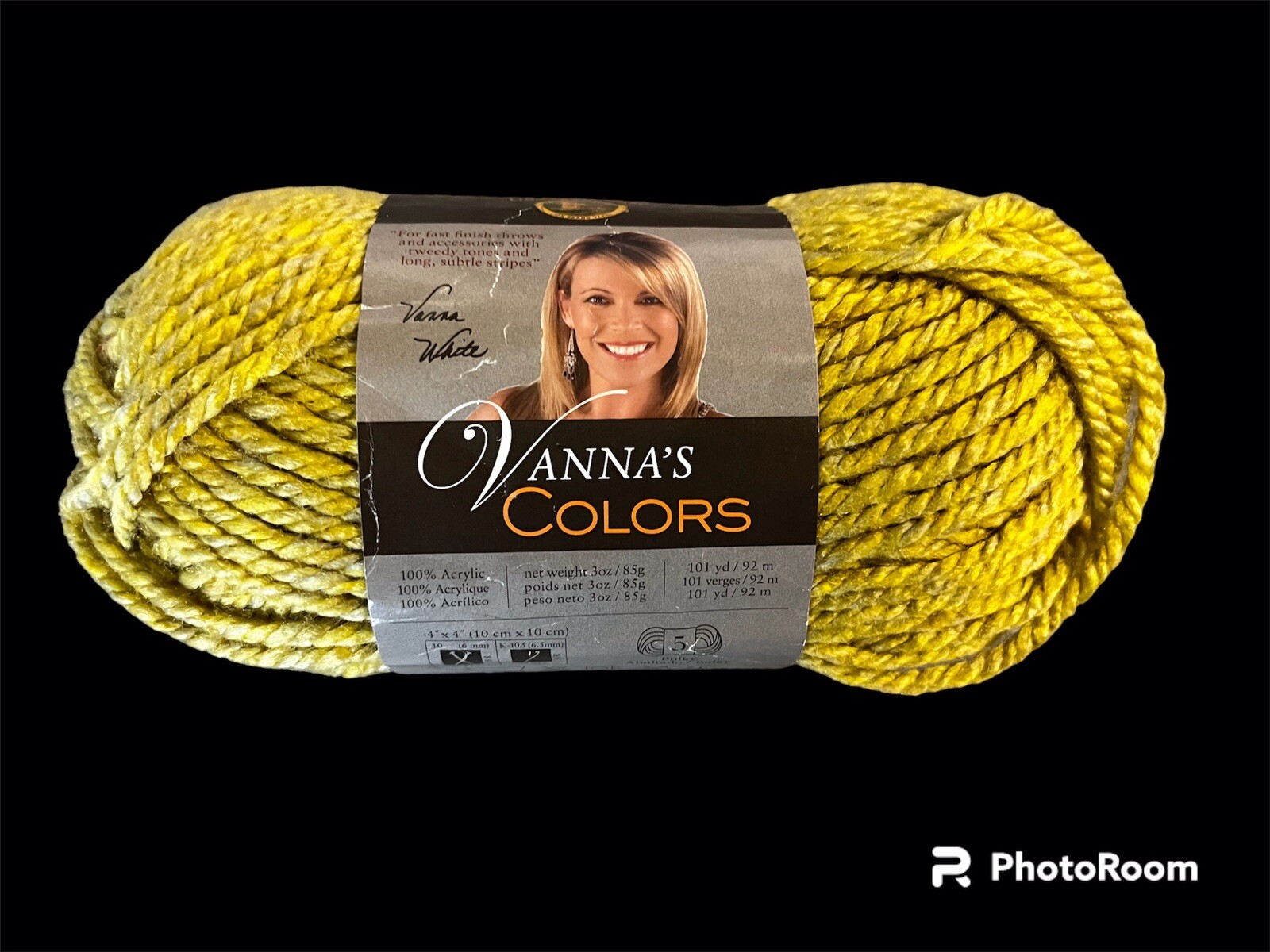 LION BRAND VANNA'S COLORS YARN- COLOR: Topaz  Acrylic-3oz , 101  yards, NEW, USA