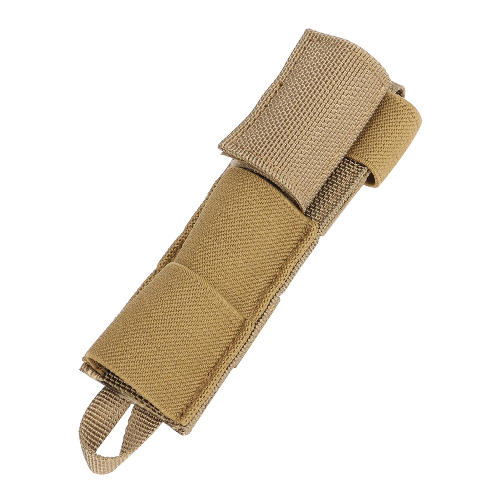 Khaki Tactical Antenna Fixation Kit Bag For Baofeng Walkie Talkie Radio A
