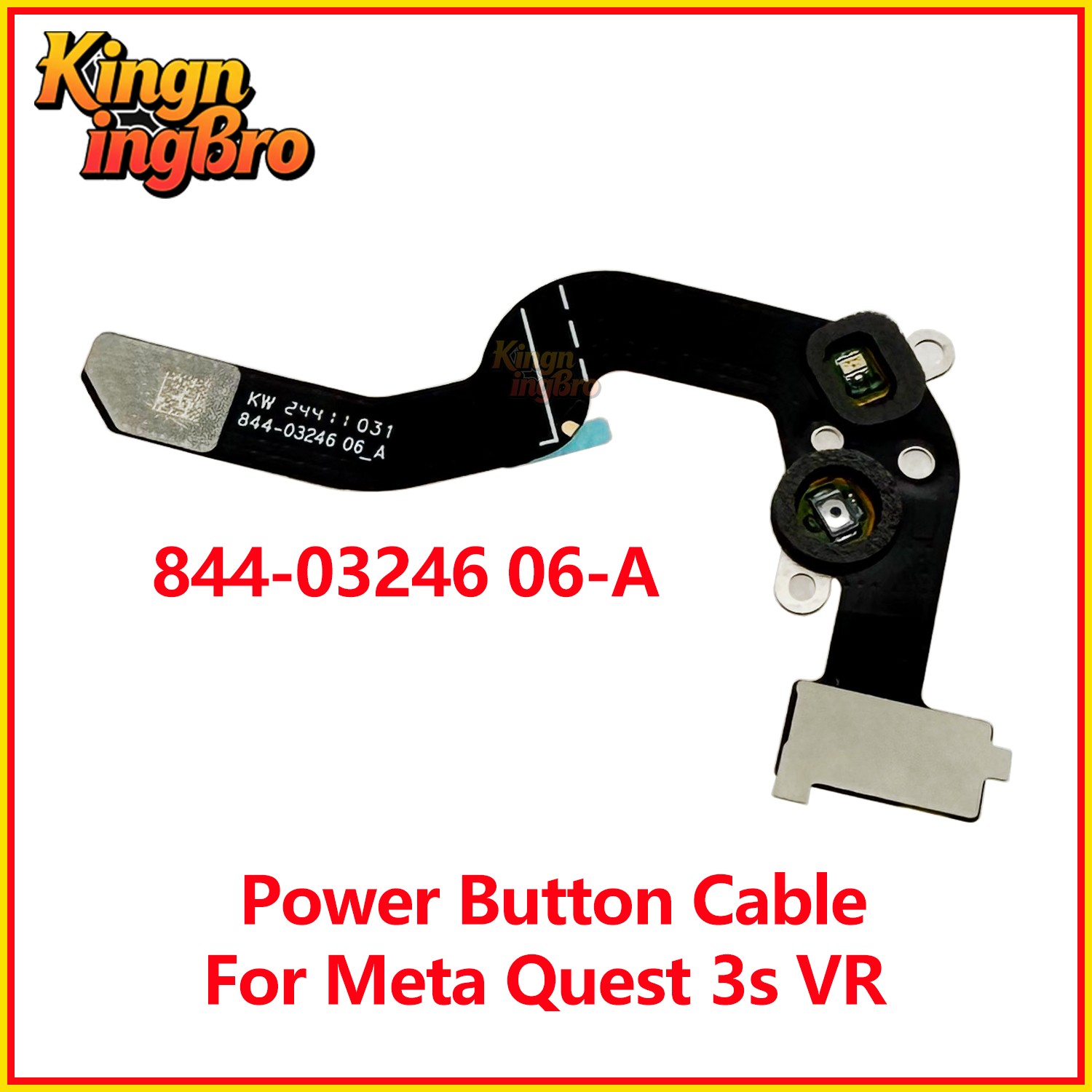 Power Button Cable For Meta Quest 3s VR SLMA Grayscale Camea connecting Cable