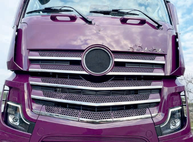 3D Grill Covers Mirror Stainless Steel for Mercedes Actros MP4/MP5/1845
