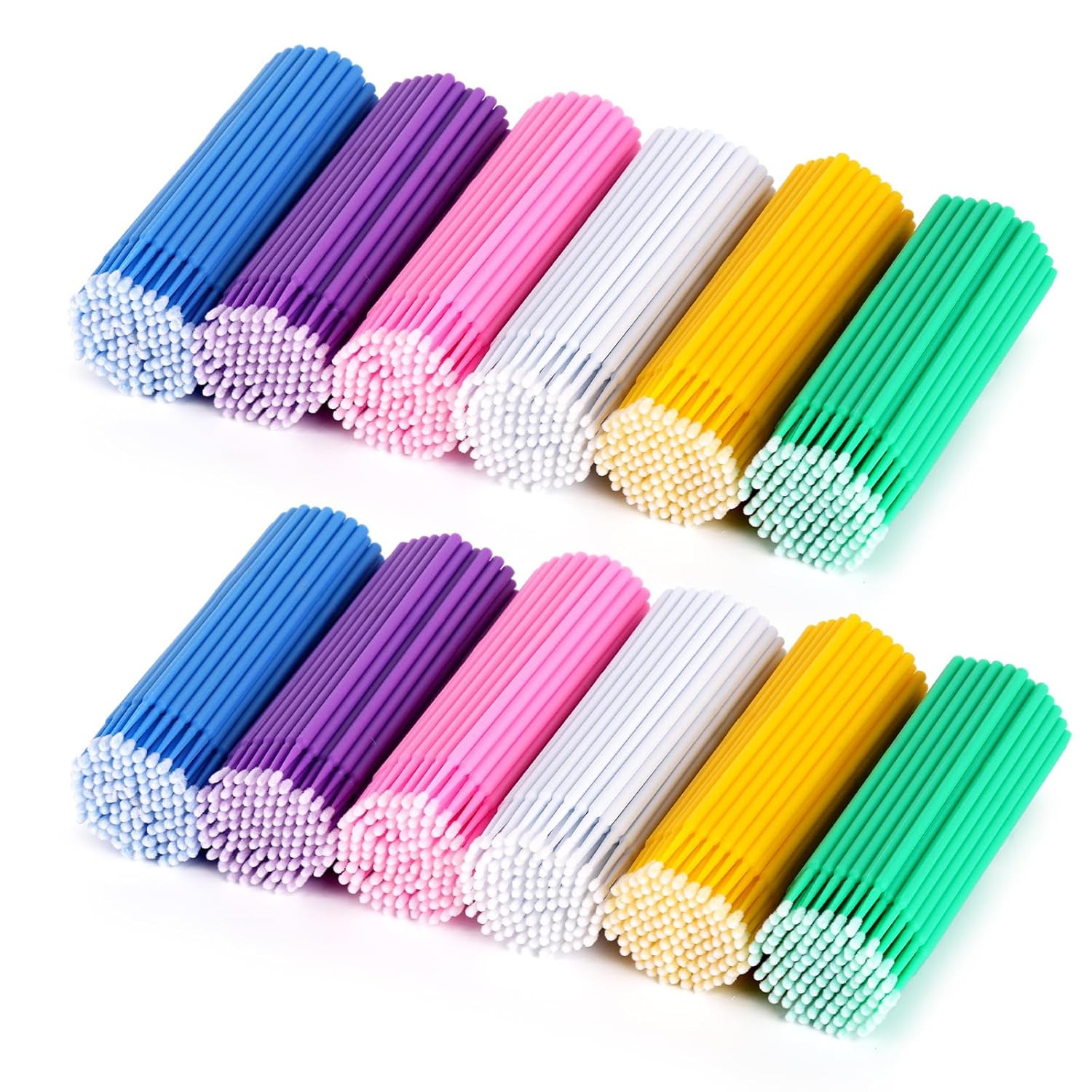 1200 pinceles microaplicadores, microhisopos, desechables para ojos