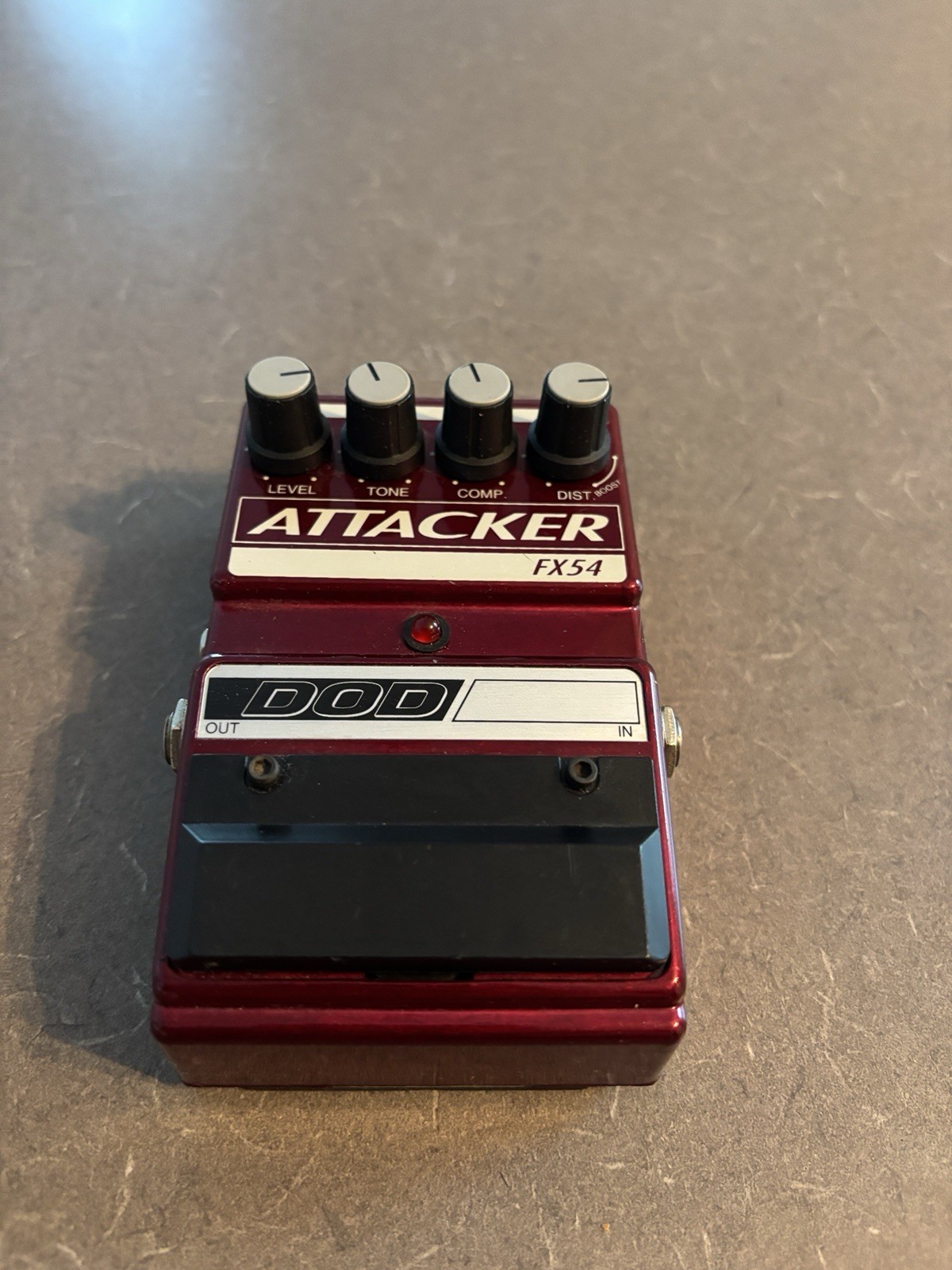 Vintage DOD Attacker FX54 FX-54 Compressor Distortion Guitar Effects Pedal
