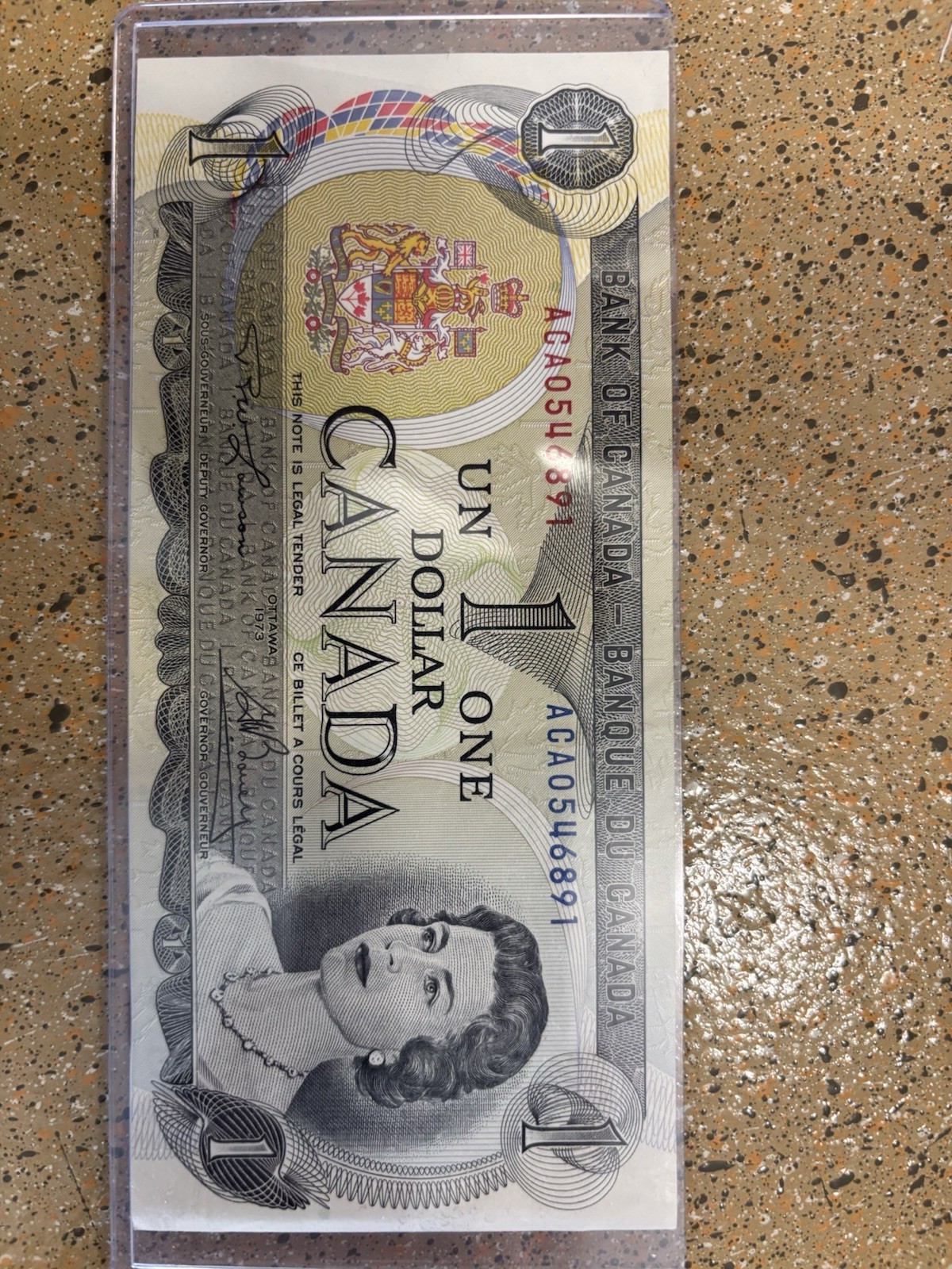 RARE Canadian 1973 $1 Bill