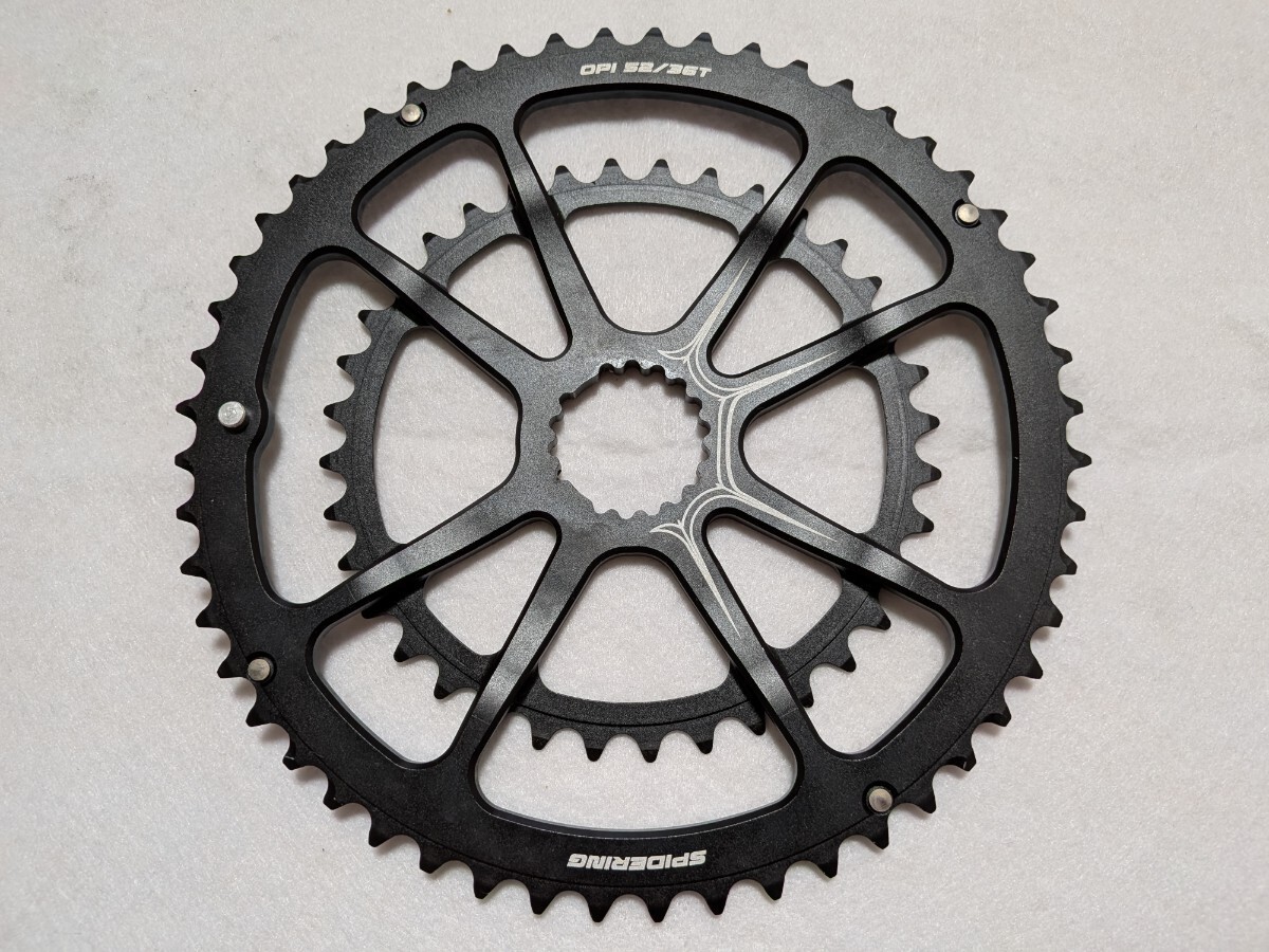 Cannondale OPI SpideRing 52/36T 8-Arm Chainring NOS Mint Hollowgram Si SiSL2