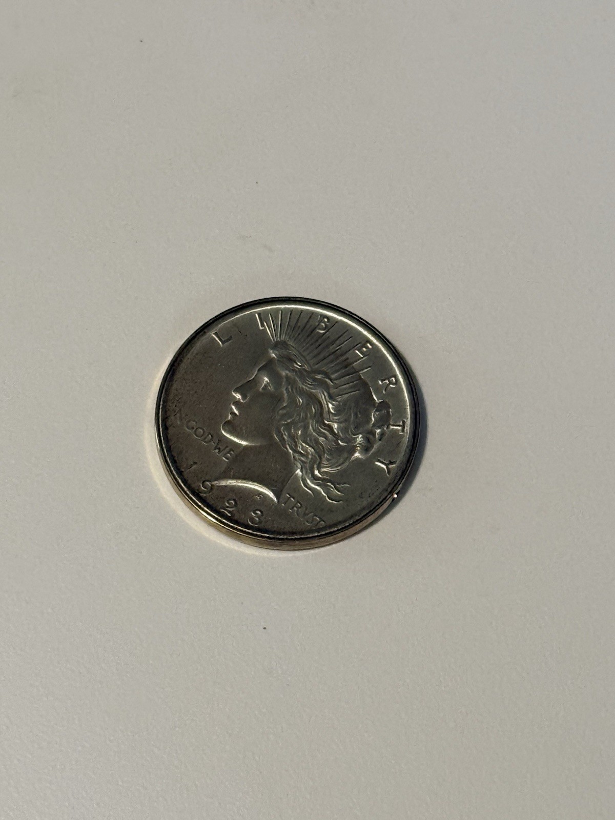 1923 Peace Silver Dollar $1 Coin Bezel Pendant Philadelphia Mint