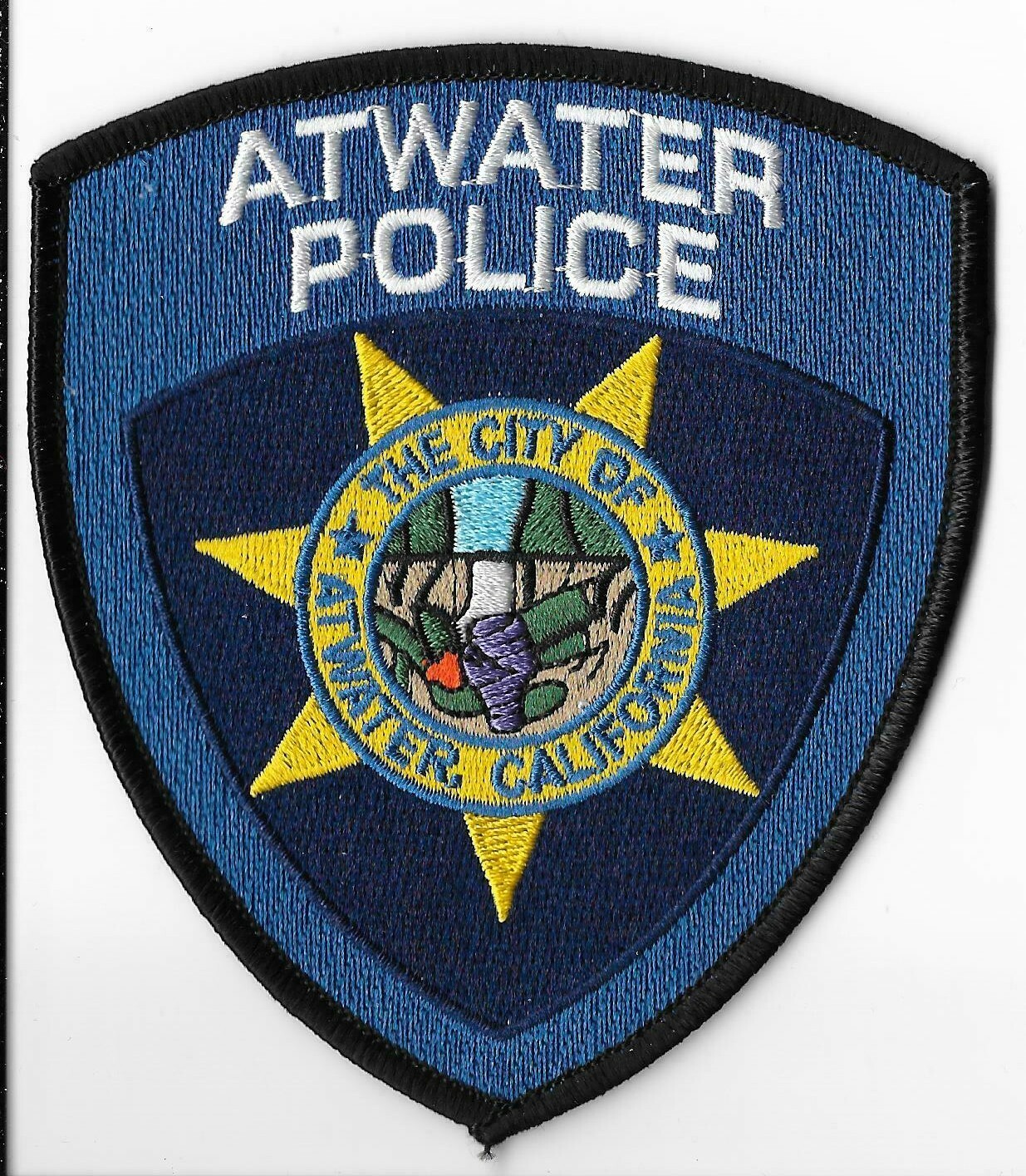 Atwater Police Department, California Shoulder Patch V1