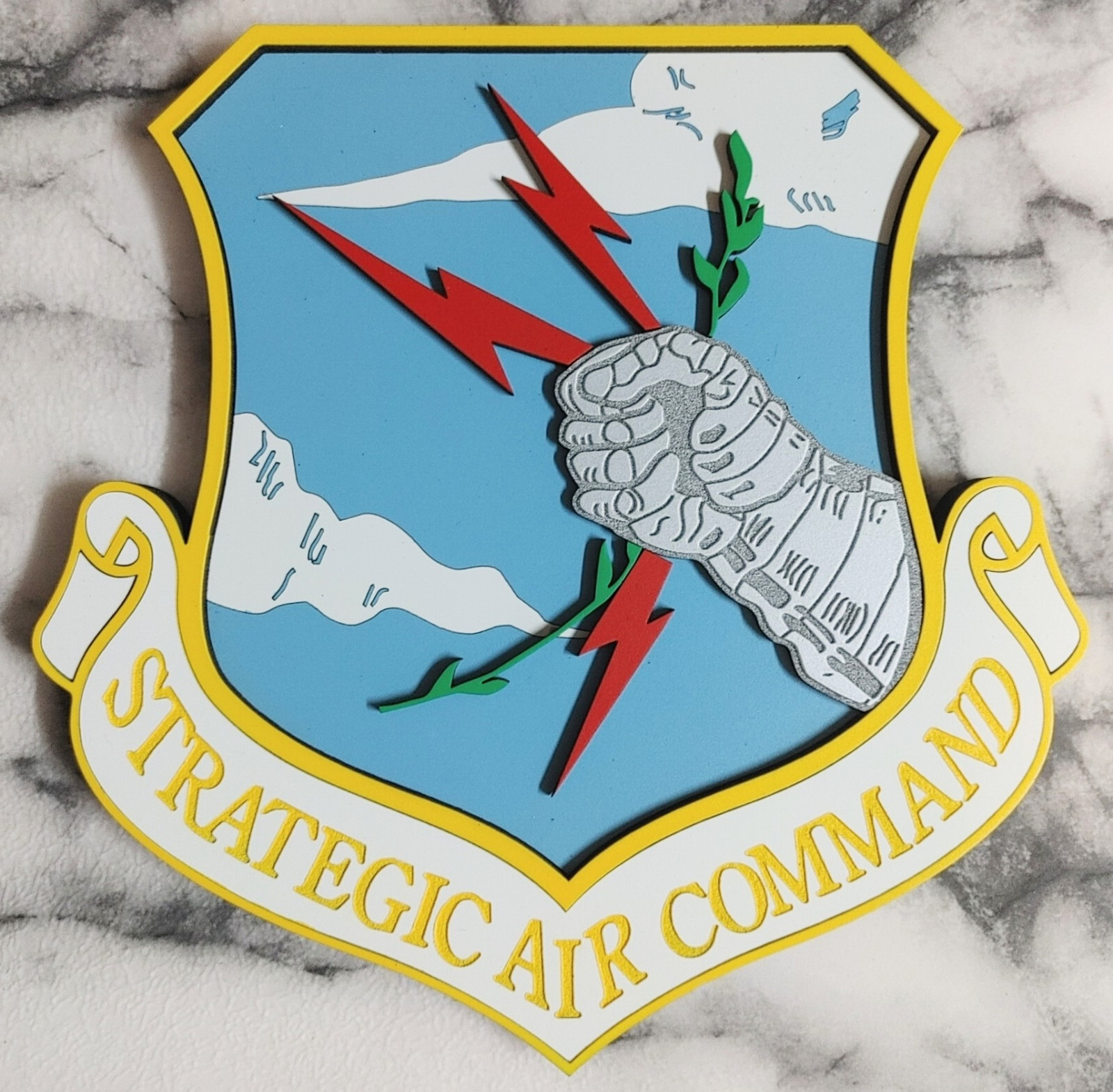 8" US Air Force Strategic Air Command Plaque Offutt AFB SAC