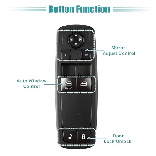 Power Window Switch Window Control Switch Fit for Dodge Grand Caravan 2008
