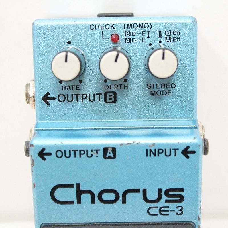 Boss CE-3 Chorus Analog Stereo Chorus Effect Pedal Used Taiwan Made