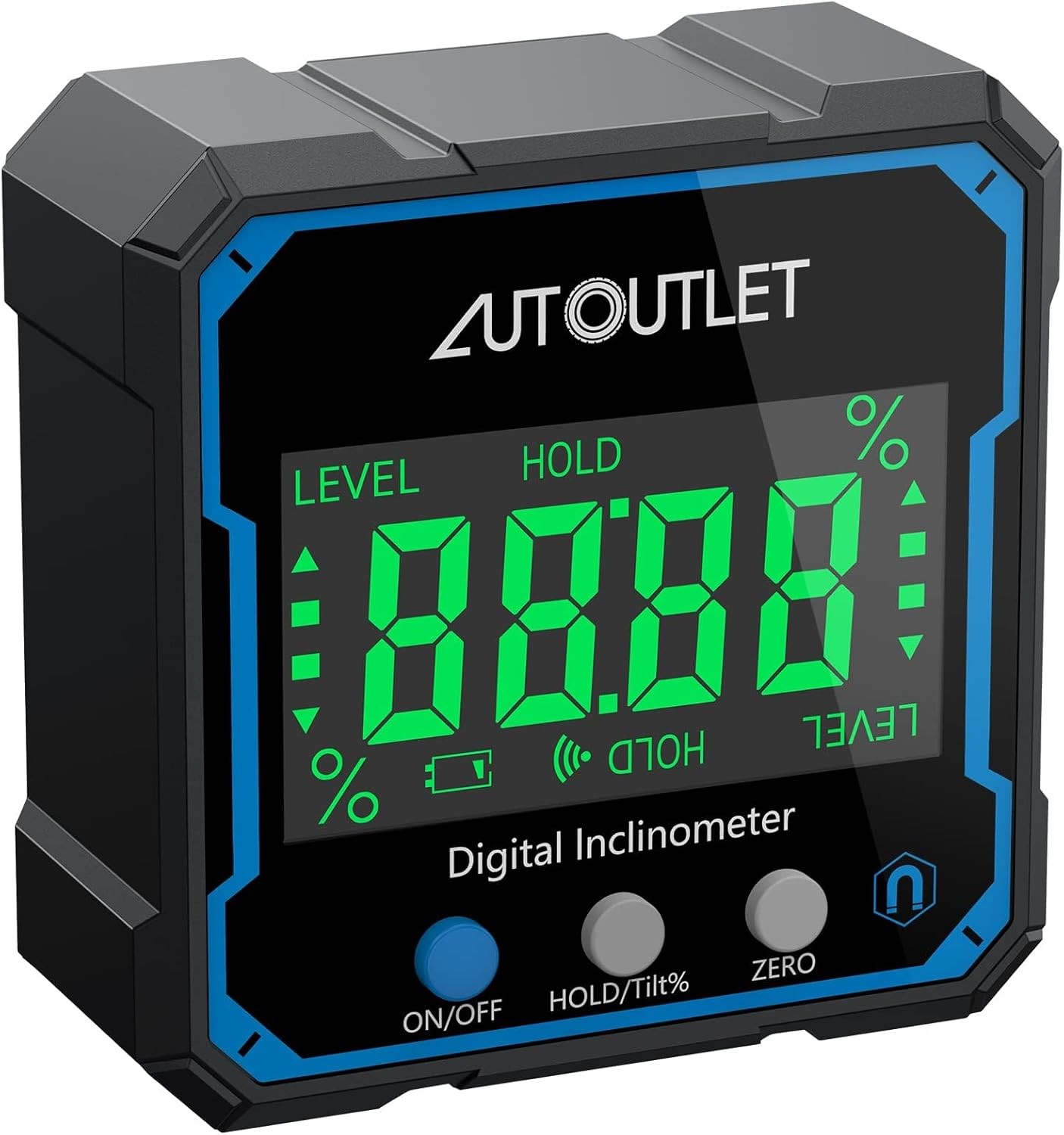 Backlit Digital Inclinometer IP54 Waterproof Angle Slope Meter Protractor