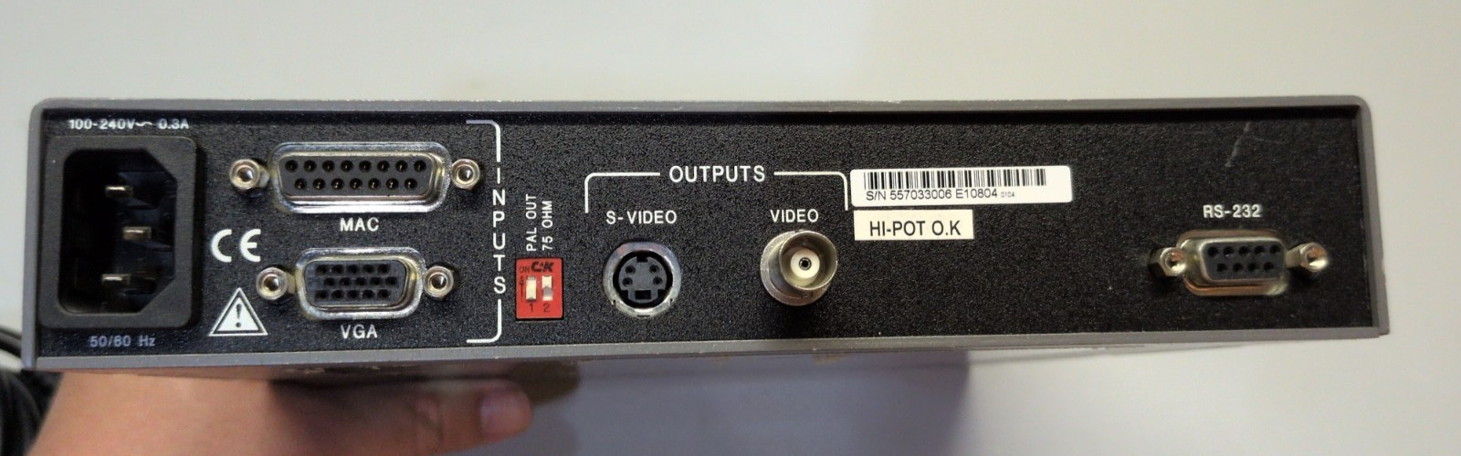 Extron VSC-75 Scan Converter - High-Resolution Computer-to-Video Scan Converter