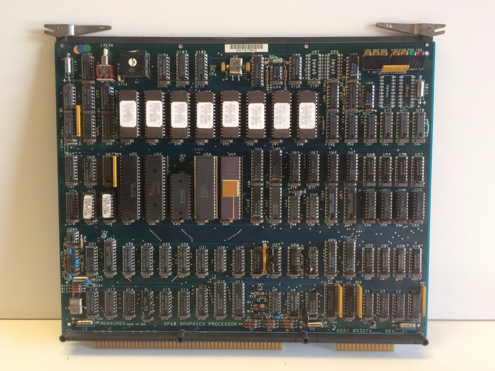 GUARANTEED! HONEYWELL MEASUREX GP60 GRAPHIC PROCESSOR PCB 053276-01-CC1 REV.C C1