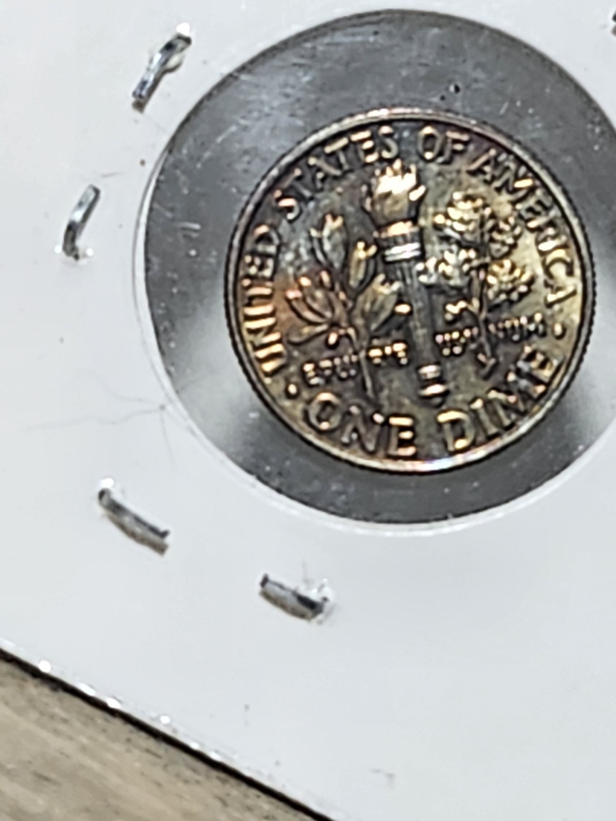 2021 Dime .Nice Toing On TheReverse.Circulated.