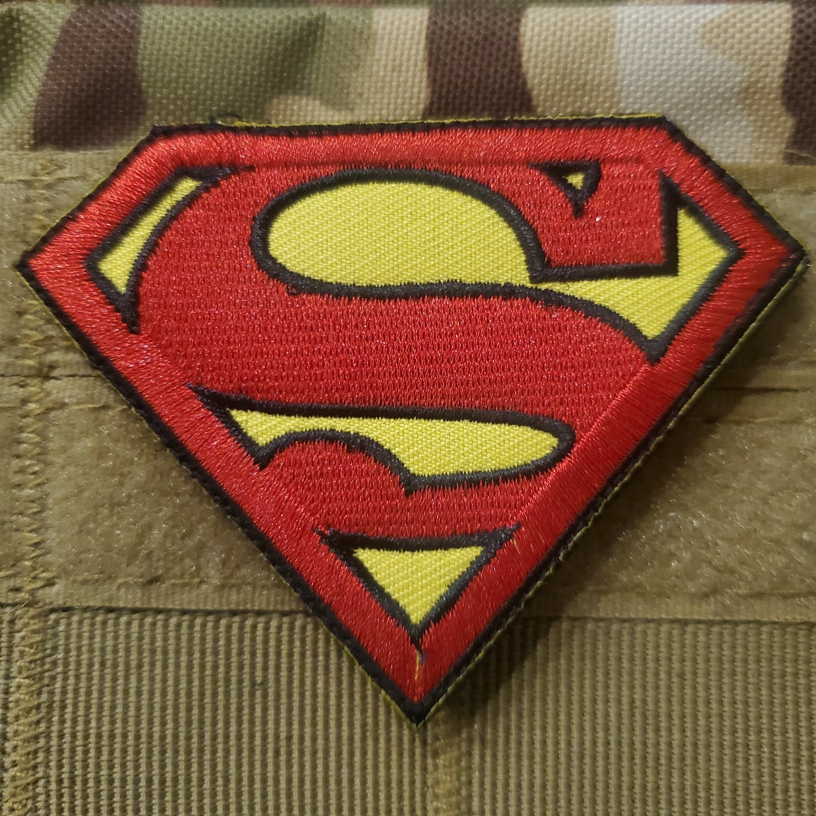 SUPERMAN FUN Sarcastic Tactical Morale Patch HOOK BACKING