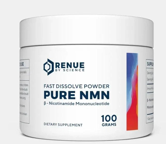 Pure Nicotinamide Powder by Renue By Science – 100g, Factory Sealed Glass Jar