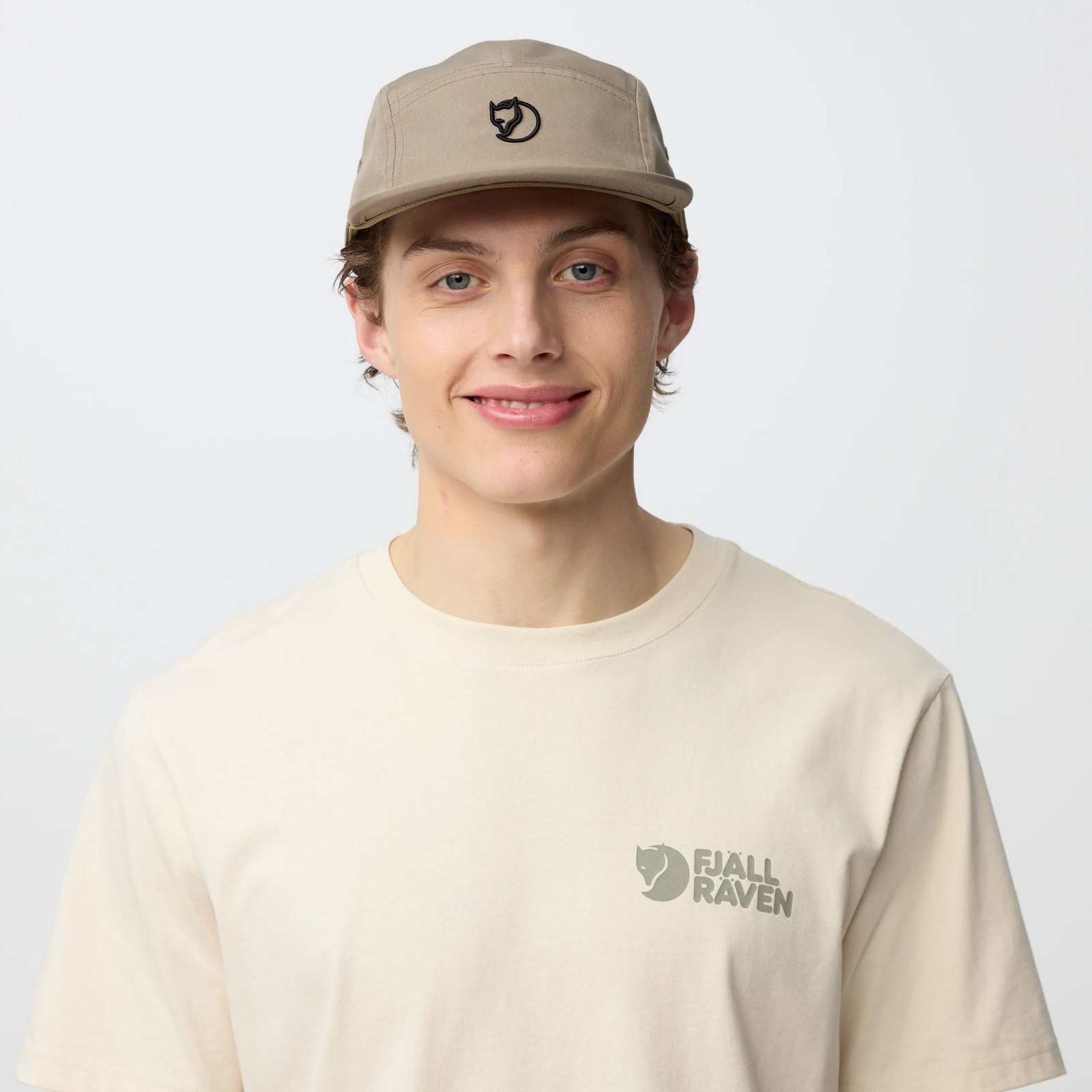 Fjallraven Flat Brim Cap, Suede Brown, Small/Medium
