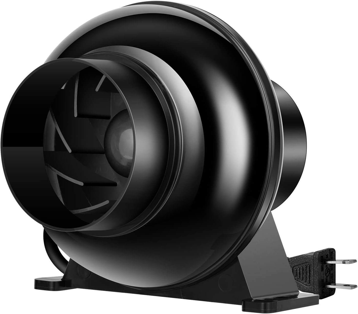 D4  Inch 195 CFM Inline Duct Ventilation Fan, HVAC Vent Blower for Grow Tent, At