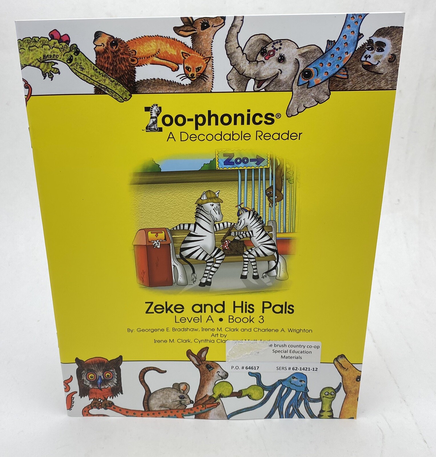 Zoo-Phonics Pre-school Decodable Reader Level A Book 3 “Zeke And His Pals"